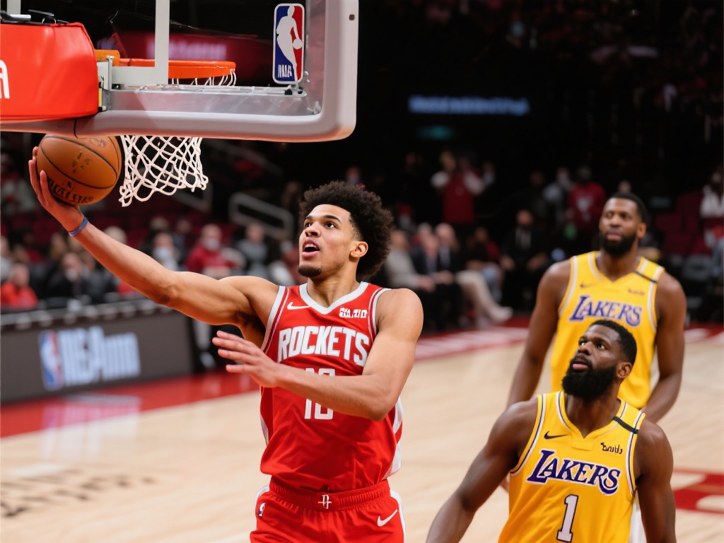 申京篮下强打3中3连得6分,火箭开场9-3压制湖人 值得一提的是,申京的这波操作并非偶然。作