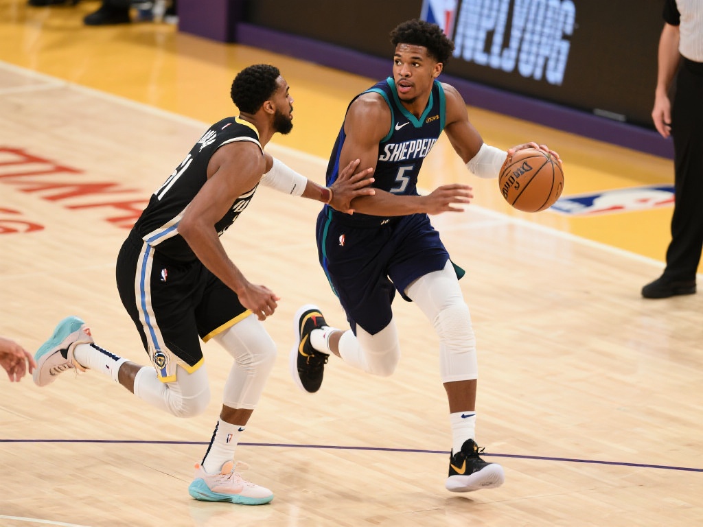 谢泼德巧妙挡拆后反跑觅得空位,精准命中个人第三记三分 反跑作为一种无球跑动方式,往往能让球员在