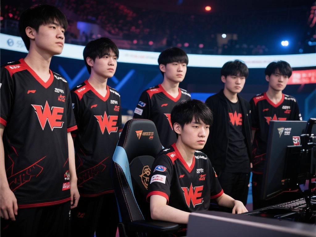官方晒WE赛后返图:保持冷静,勇闯难关 在电子竞技的激烈赛场上,每一场比赛都是一